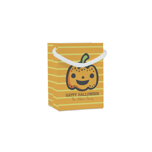 Custom Halloween Pumpkin Jewelry Gift Bags - Matte (Personalized)