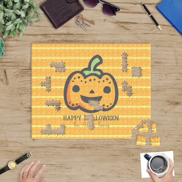 Halloween Pumpkin Jigsaw Puzzle 500 Piece - In Context