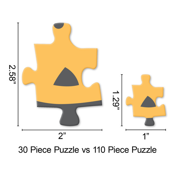 Halloween Pumpkin Jigsaw Puzzle - Piece Comparison