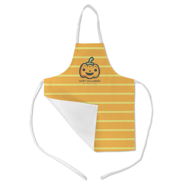 Halloween Pumpkin Kid's Aprons - Medium - Main (med/lrg)