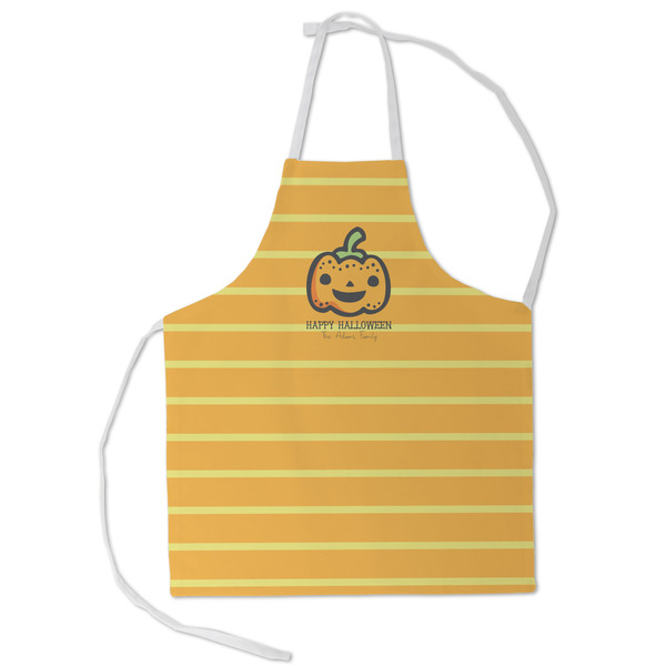 Custom Halloween Pumpkin Kid's Apron - Small (Personalized)