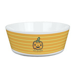 Halloween Pumpkin Kid's Bowl (Personalized)