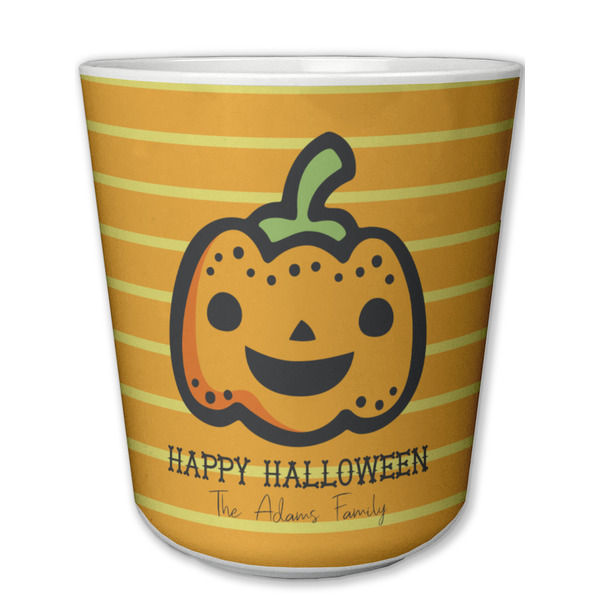 Custom Halloween Pumpkin Plastic Tumbler 6oz (Personalized)
