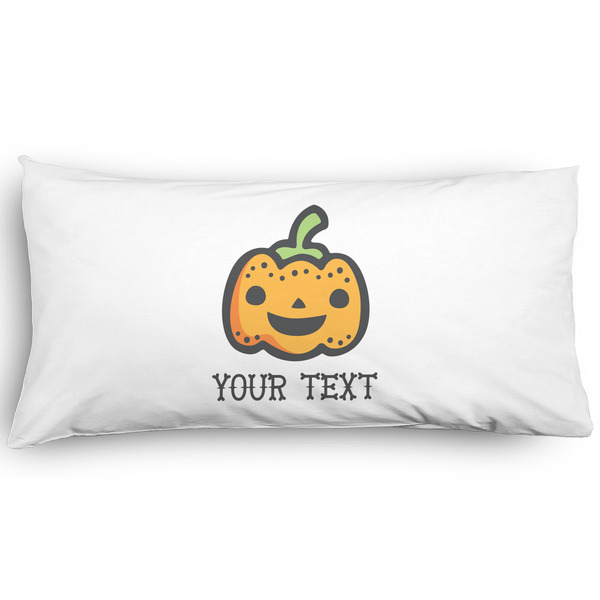 Custom Halloween Pumpkin Pillow Case - King - Graphic (Personalized)