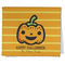 Halloween Pumpkin Kitchen Towel - Poly Cotton w/ Name or Text