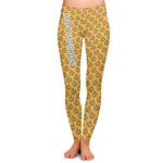 Halloween Pumpkin Ladies Leggings - Extra Small (Personalized)
