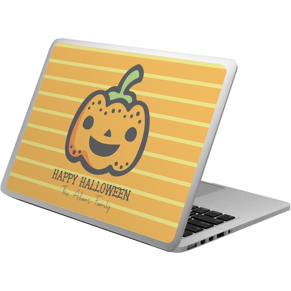 Custom Halloween Pumpkin Laptop Skin - Custom Sized (Personalized)