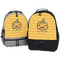 Halloween Pumpkin Large Backpacks - Both