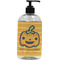Halloween Pumpkin Plastic Soap / Lotion Dispenser (16 oz - Large - Black) (Personalized)