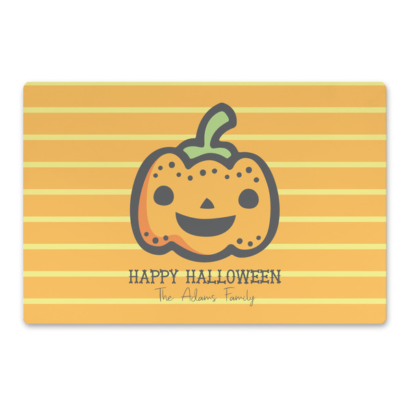 Custom Halloween Pumpkin Large Rectangle Car Magnet (Personalized)