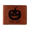 Halloween Pumpkin Leather Bifold Wallet - Single