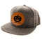 Halloween Pumpkin Leatherette Patches - LIFESTYLE (HAT) Circle