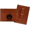 Halloween Pumpkin Leatherette Wallet with Money Clip (Personalized)