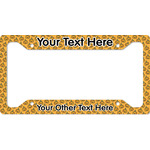 Halloween Pumpkin License Plate Frame - Style A (Personalized)