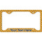Halloween Pumpkin License Plate Frame - Style C (Personalized)