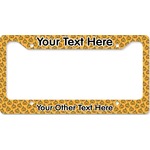 Halloween Pumpkin License Plate Frame - Style B (Personalized)