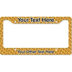 Halloween Pumpkin License Plate Frame - Style B (Personalized)
