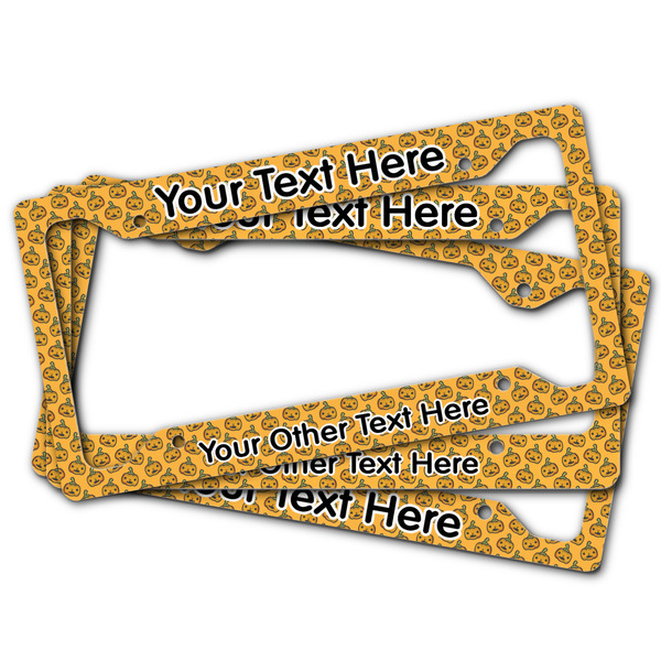 Halloween Pumpkin License Plate Frames - (PARENT MAIN)