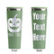 Halloween Pumpkin Light Green RTIC Everyday Tumbler - 28 oz. - Front and Back