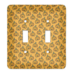 Halloween Pumpkin Light Switch Cover (2 Toggle Plate)