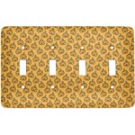 Halloween Pumpkin Light Switch Cover (4 Toggle Plate)