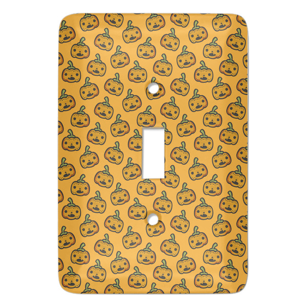 Custom Halloween Pumpkin Light Switch Cover