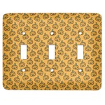 Halloween Pumpkin Light Switch Cover (3 Toggle Plate)