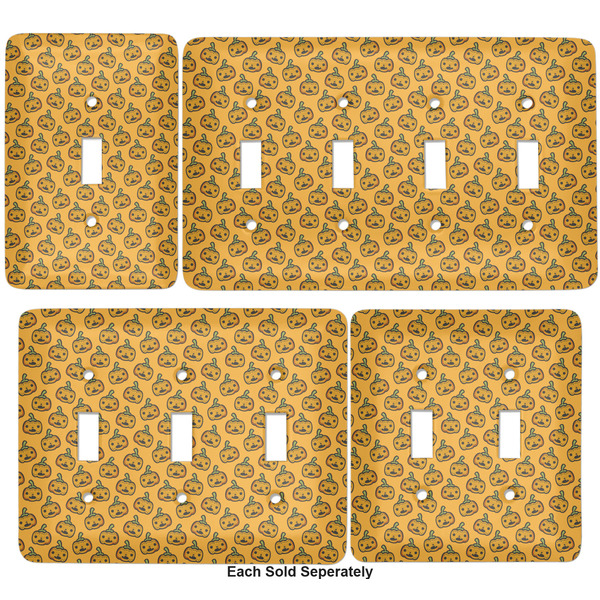 Halloween Pumpkin Light Switch Covers all sizes