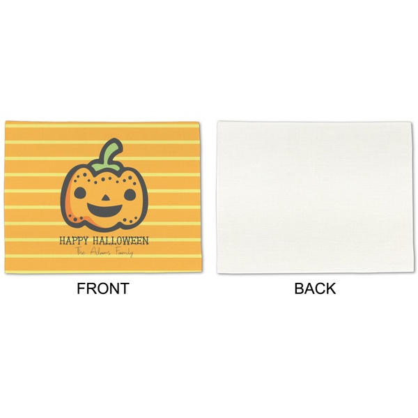Halloween Pumpkin Linen Placemat - APPROVAL Single (single sided)