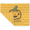 Halloween Pumpkin Linen Placemat - Folded Corner (double side)