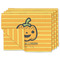 Halloween Pumpkin Linen Placemat - MAIN Set of 4 (double sided)
