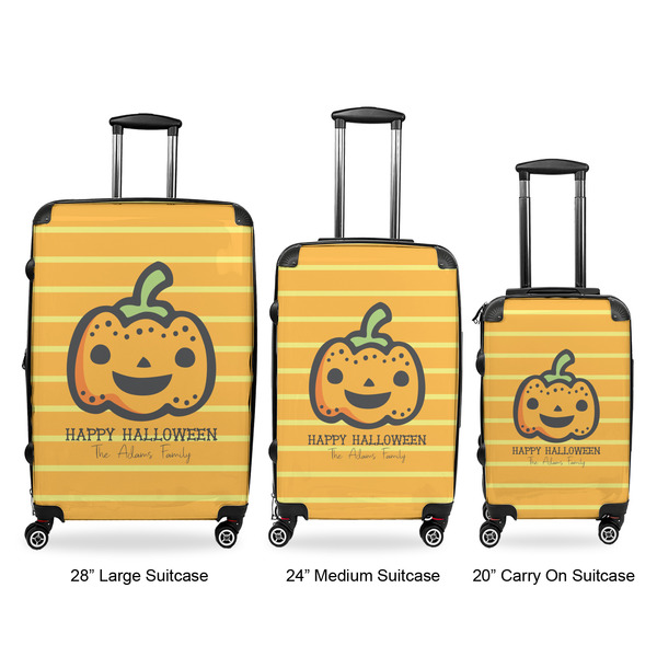 Halloween Pumpkin Luggage Bags all sizes - With Handle