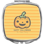 Halloween Pumpkin Compact Makeup Mirror (Personalized)