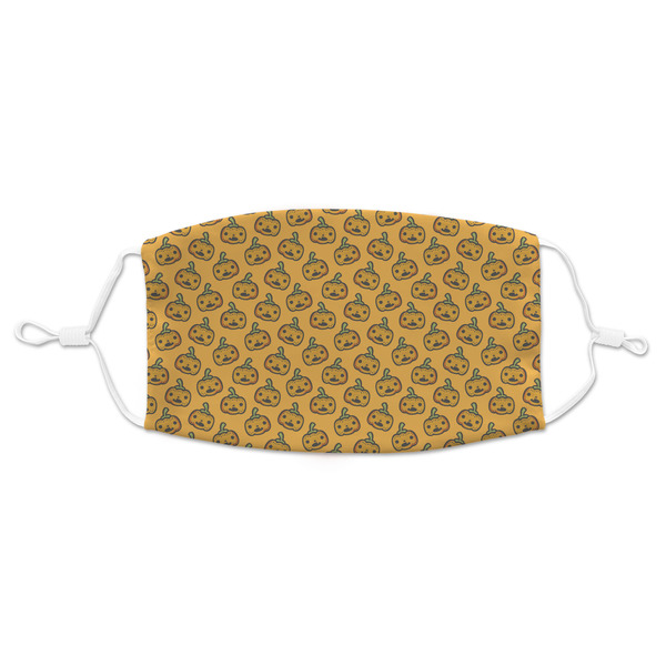 Custom Halloween Pumpkin Adult Cloth Face Mask - Standard