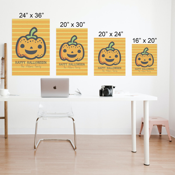 Halloween Pumpkin Matte Poster - Sizes