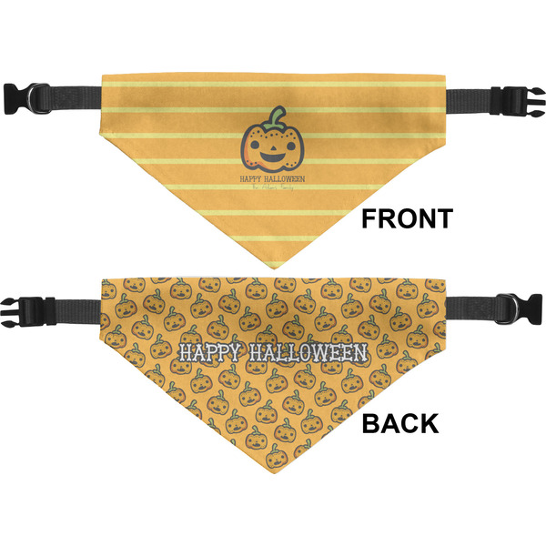 Halloween Pumpkin Medium Dog Bandana Approval