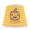 Halloween Pumpkin Poly Film Empire Lampshade - Front View
