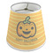 Halloween Pumpkin Poly Film Empire Lampshade - Angle View