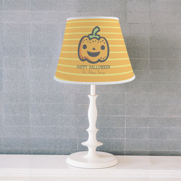 Halloween Pumpkin Poly Film Empire Lampshade - Lifestyle