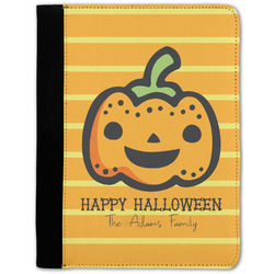 Halloween Pumpkin Notebook Padfolio - Medium w/ Name or Text