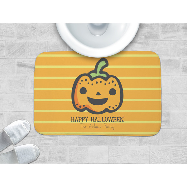 Halloween Pumpkin Memory Foam Bath Mat - LIFESTYLE 34x21