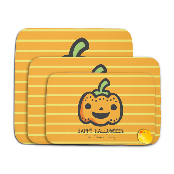 Halloween Pumpkin Memory Foam Bath Mat - MAIN PARENT