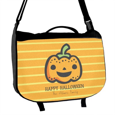 Halloween Pumpkin Messenger Bag (Personalized)