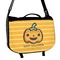 Halloween Pumpkin Messenger Bag - Angled