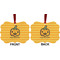 Halloween Pumpkin Metal Benilux Ornament - Front and Back (APPROVAL)