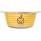 Halloween Pumpkin Metal Pet Bowl - White Label - Medium - Main