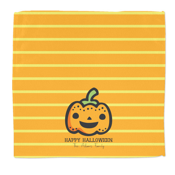 Custom Halloween Pumpkin Microfiber Dish Rag (Personalized)
