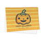 Halloween Pumpkin Microfiber Dish Towel - FOLDED HALF