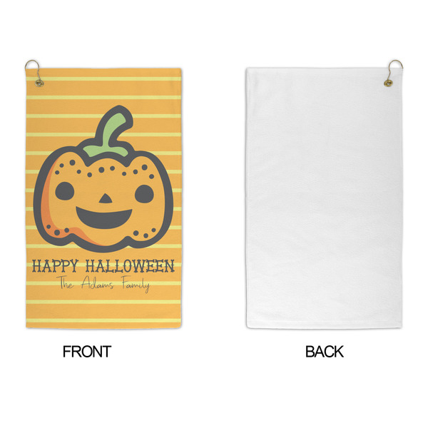 Halloween Pumpkin Microfiber Golf Towels - APPROVAL