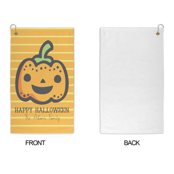 Halloween Pumpkin Microfiber Golf Towels - APPROVAL